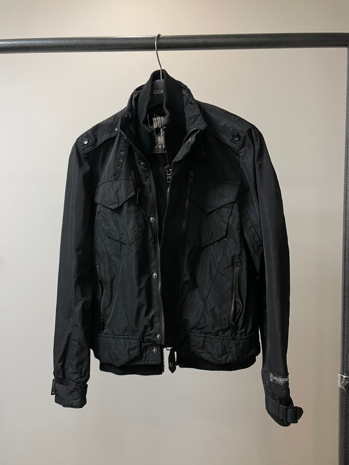 (L) Buckaroo 버커루 더블 레이어드 락시크 블루종 자켓 상품이미지3