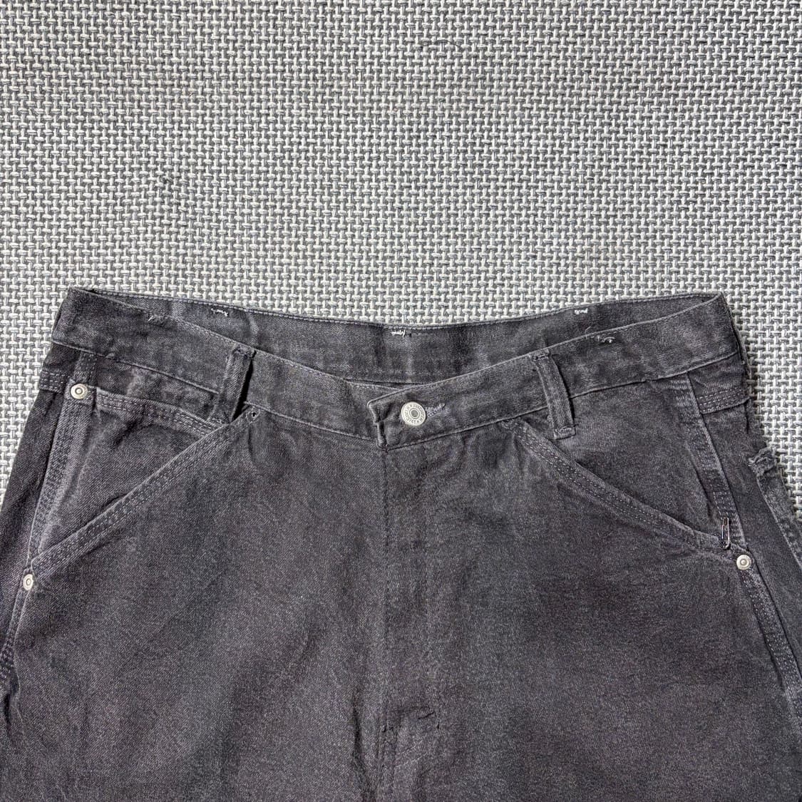 랭글러 블랙 데님 반바지 (33) 상품이미지2