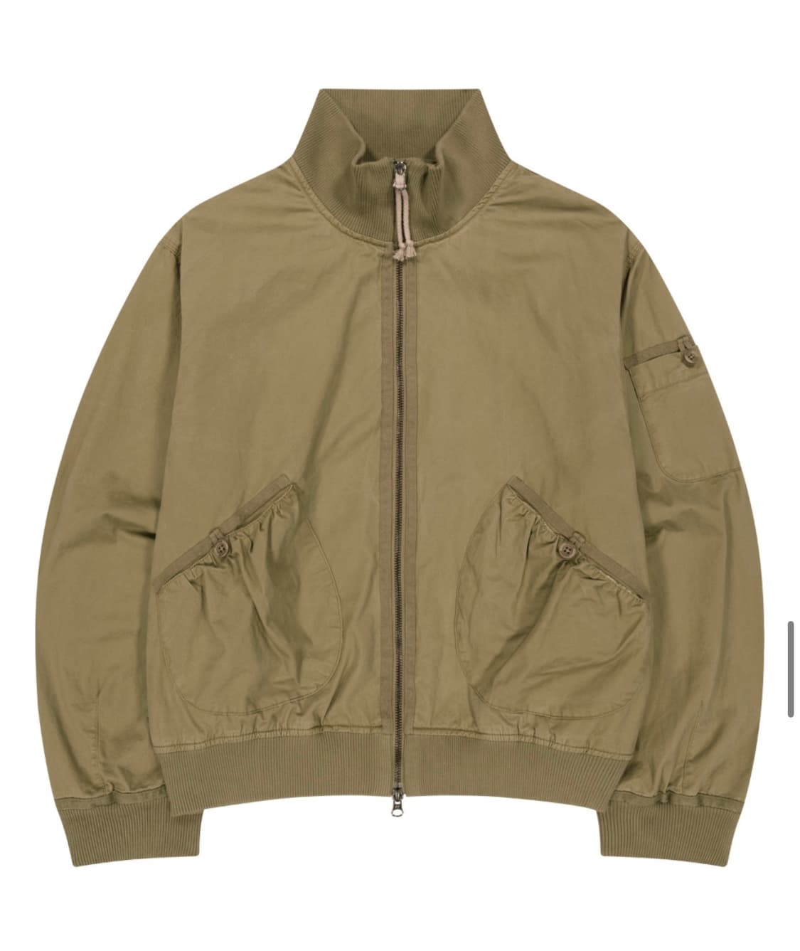 새상품)코이세이오 더스티 코튼 봄버 자켓 베이지 1사이즈 상품이미지1