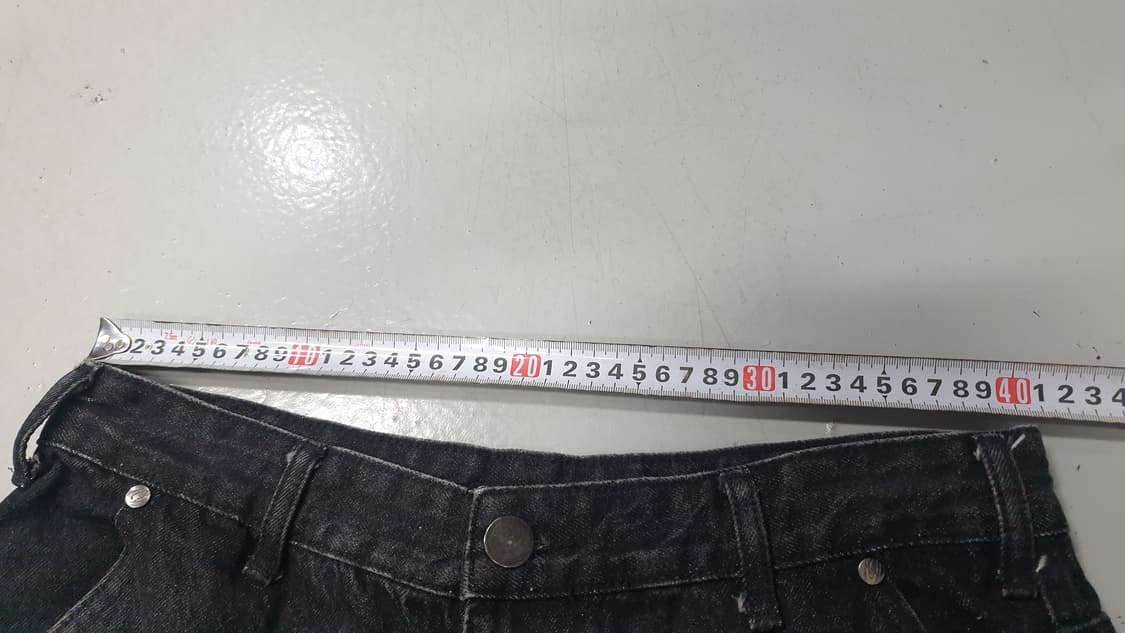 TRAVEL흑청 데님 와이드 팬츠 상품이미지7