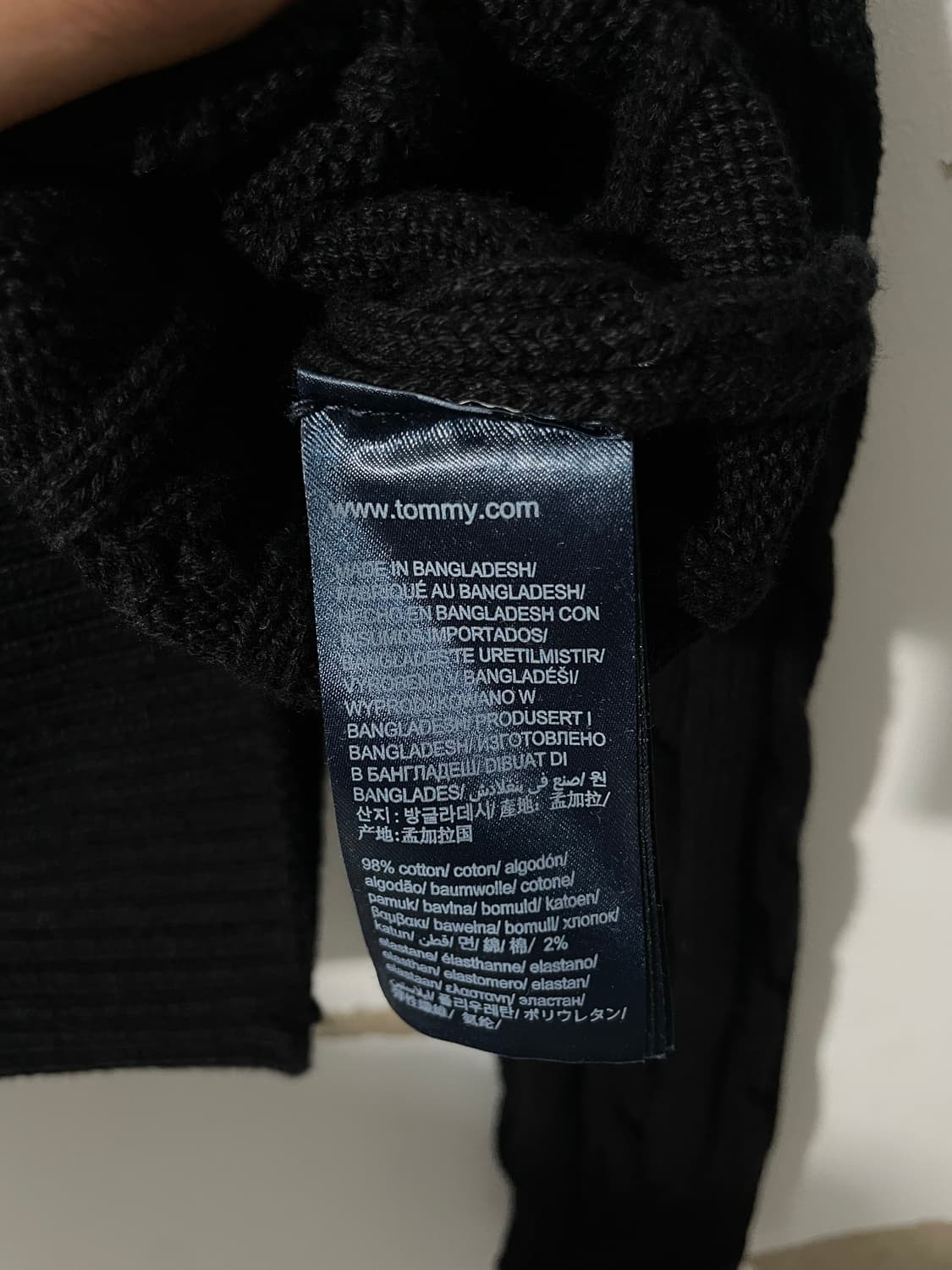 타미힐피거 슬림핏 케이블 니트 상품이미지7