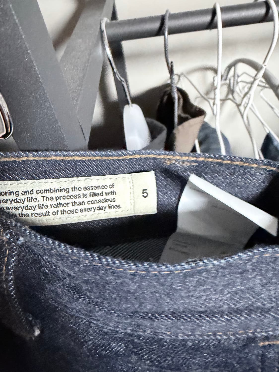 포터리 블루2 스트레이트핏 데님5사이즈 상품이미지4