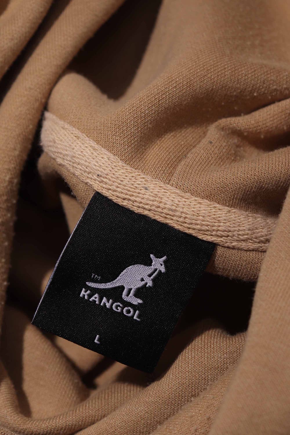 KANGOL 베이지 후드 티셔츠 size L 상품이미지4