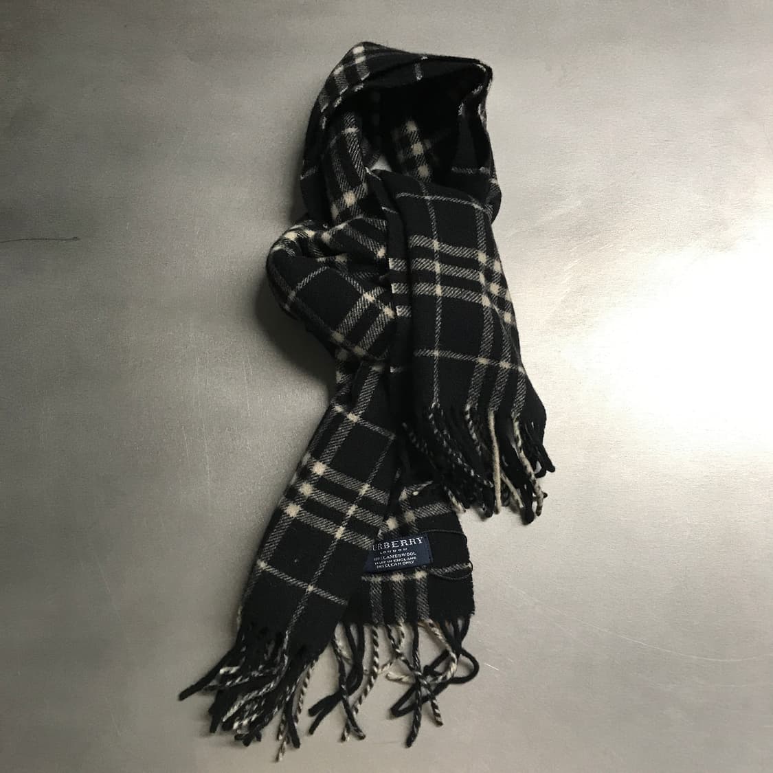 버버리 정품 램스울 머플러 블랙 상품이미지4