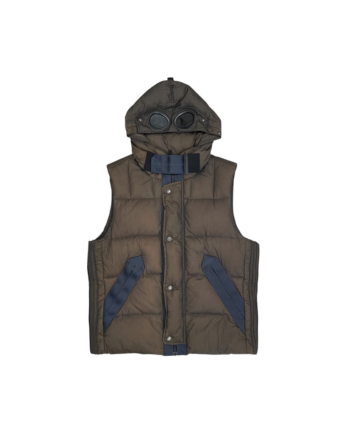 C.P. 컴퍼니 고글 후드 구스다운 베스트 상품이미지4