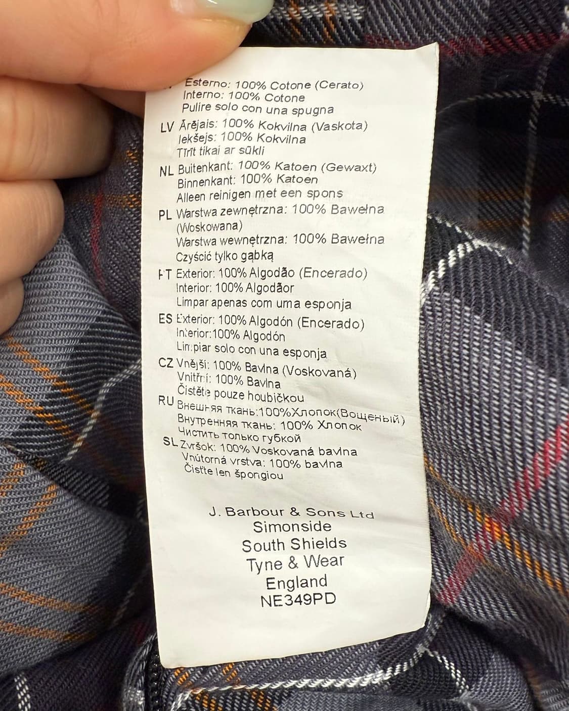 바버 블랙 인터내셔널 왁스 자켓  상품이미지9