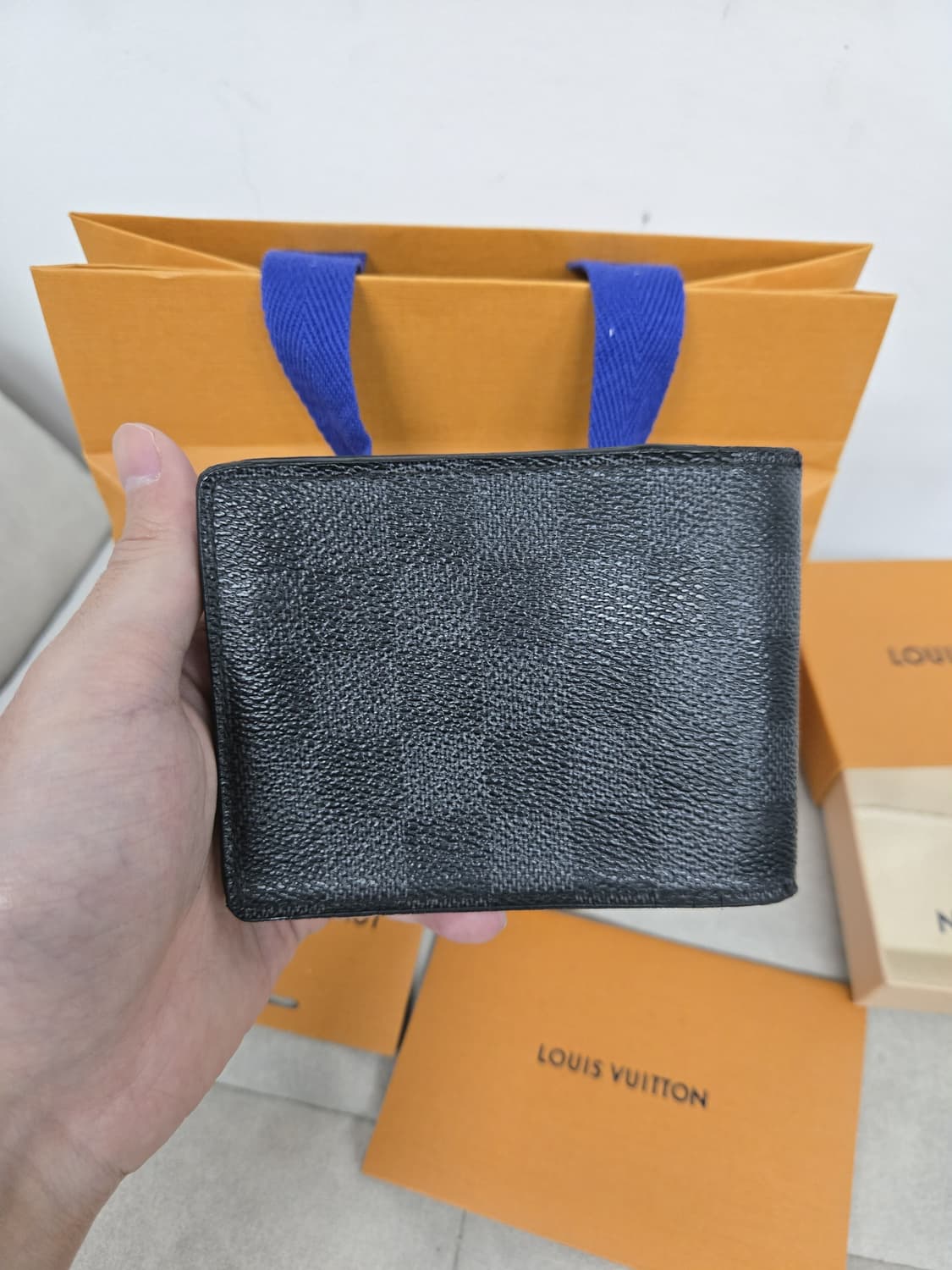[보증서 정품]루이비통 다미에 반지갑 상품이미지2