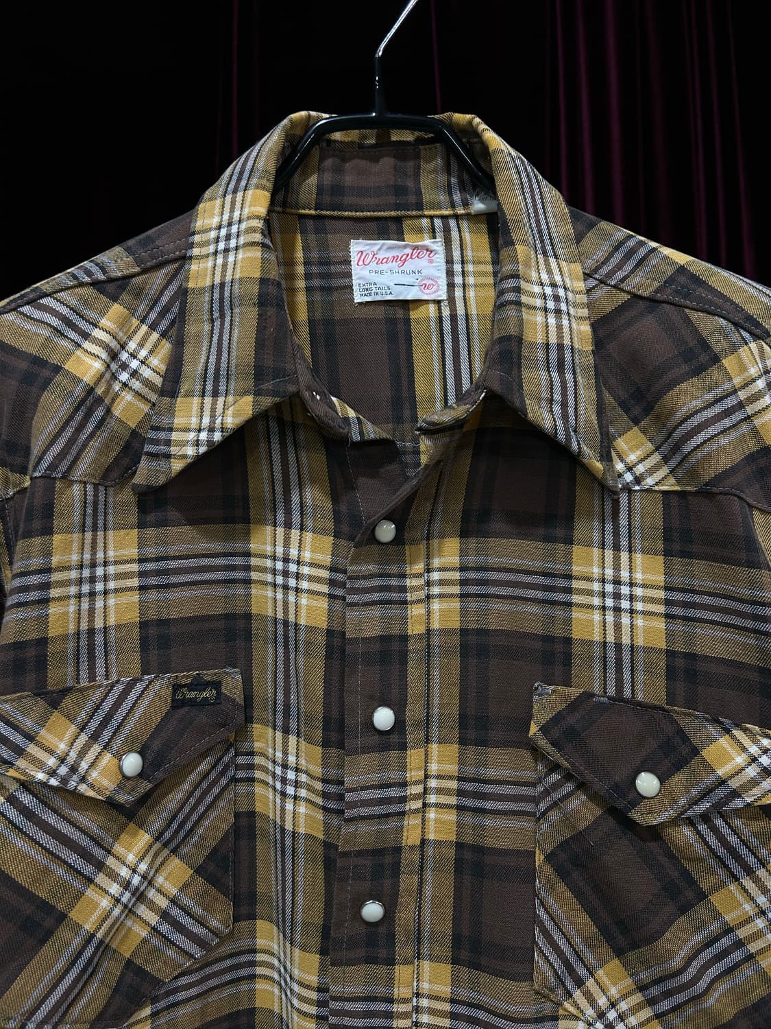Vintage Wrangler Western check shirt  상품이미지2