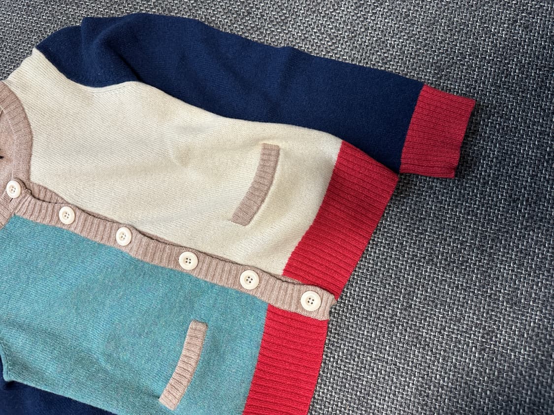 유나이티드애로우즈 컬러블록 가디건 상품이미지3