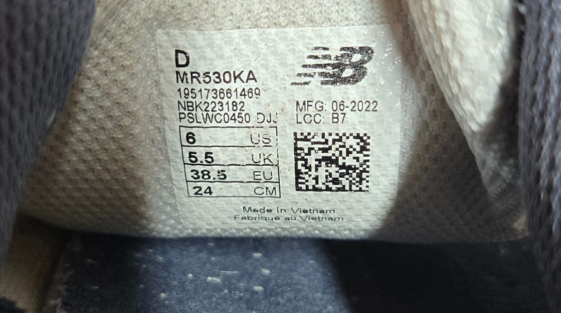 뉴발란스 530 실버 운동화 240mm 상품이미지5