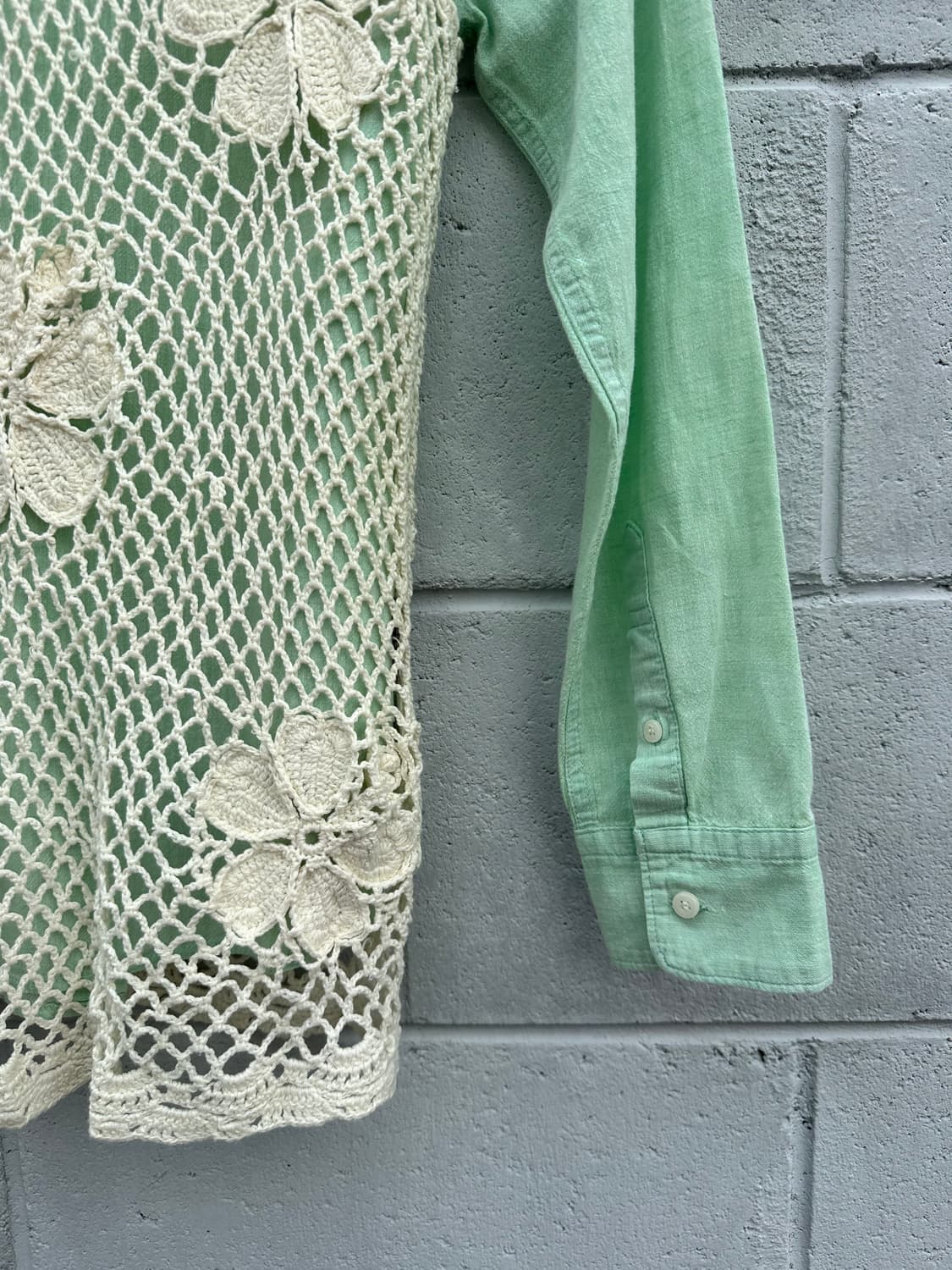 플라워 니트 조끼 상품이미지4