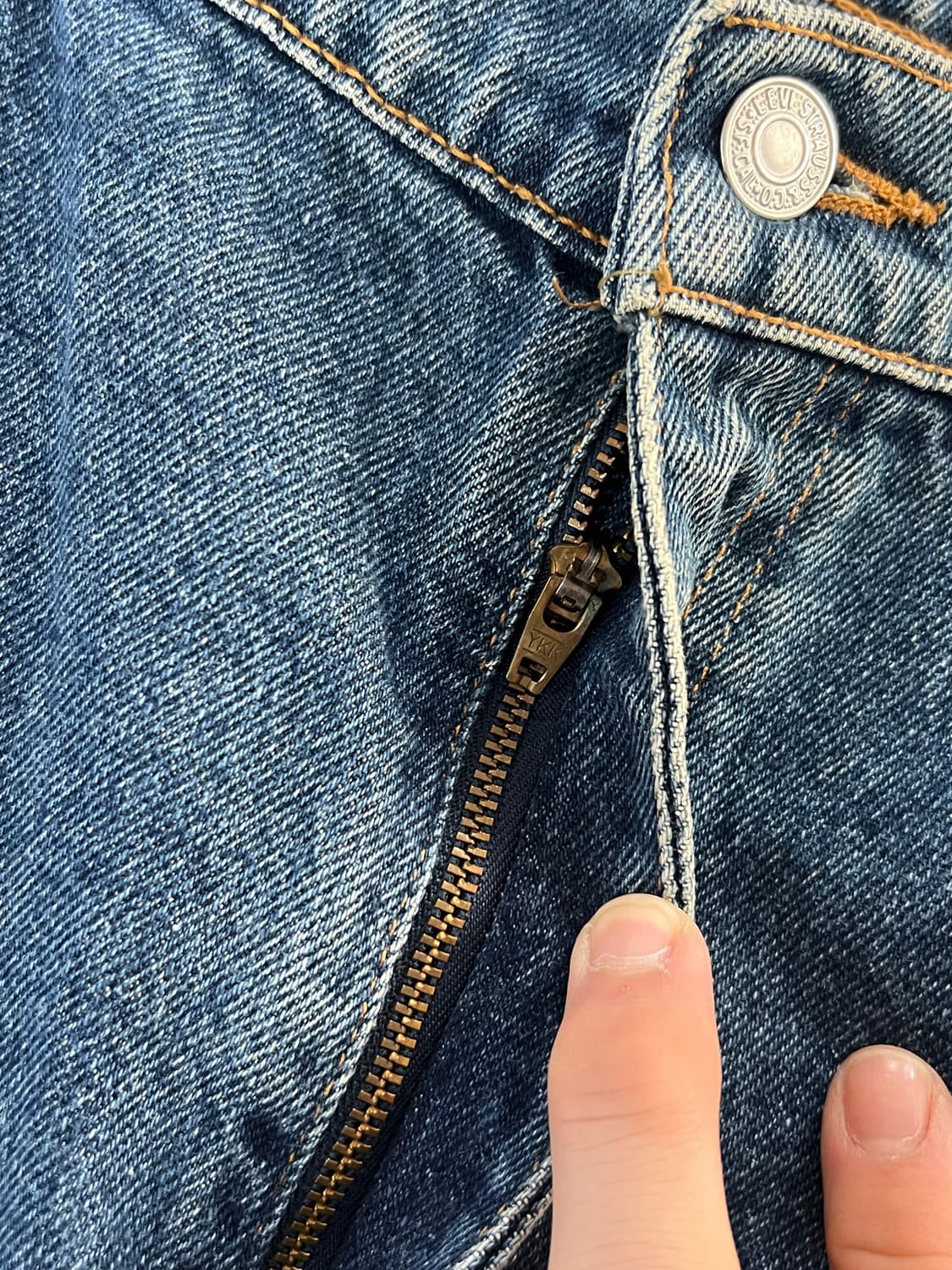 90s Levis 리바이스 505 레귤러 스트레이트 데님 팬츠 상품이미지6