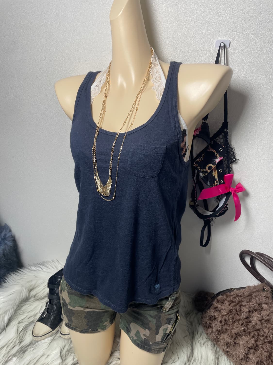 Abecrombie 아베크롬비 포켓 나시탑 상품이미지3