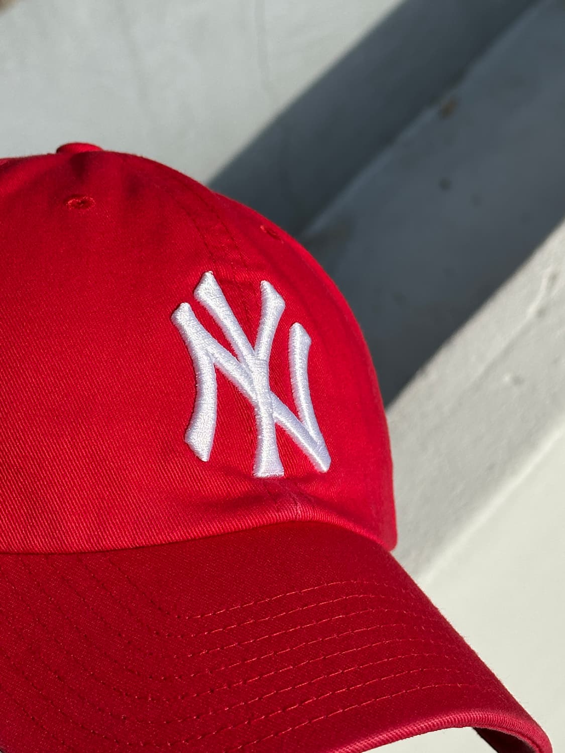 [F] 47브랜드 뉴욕양키스 레드 볼캡 모자 상품이미지5