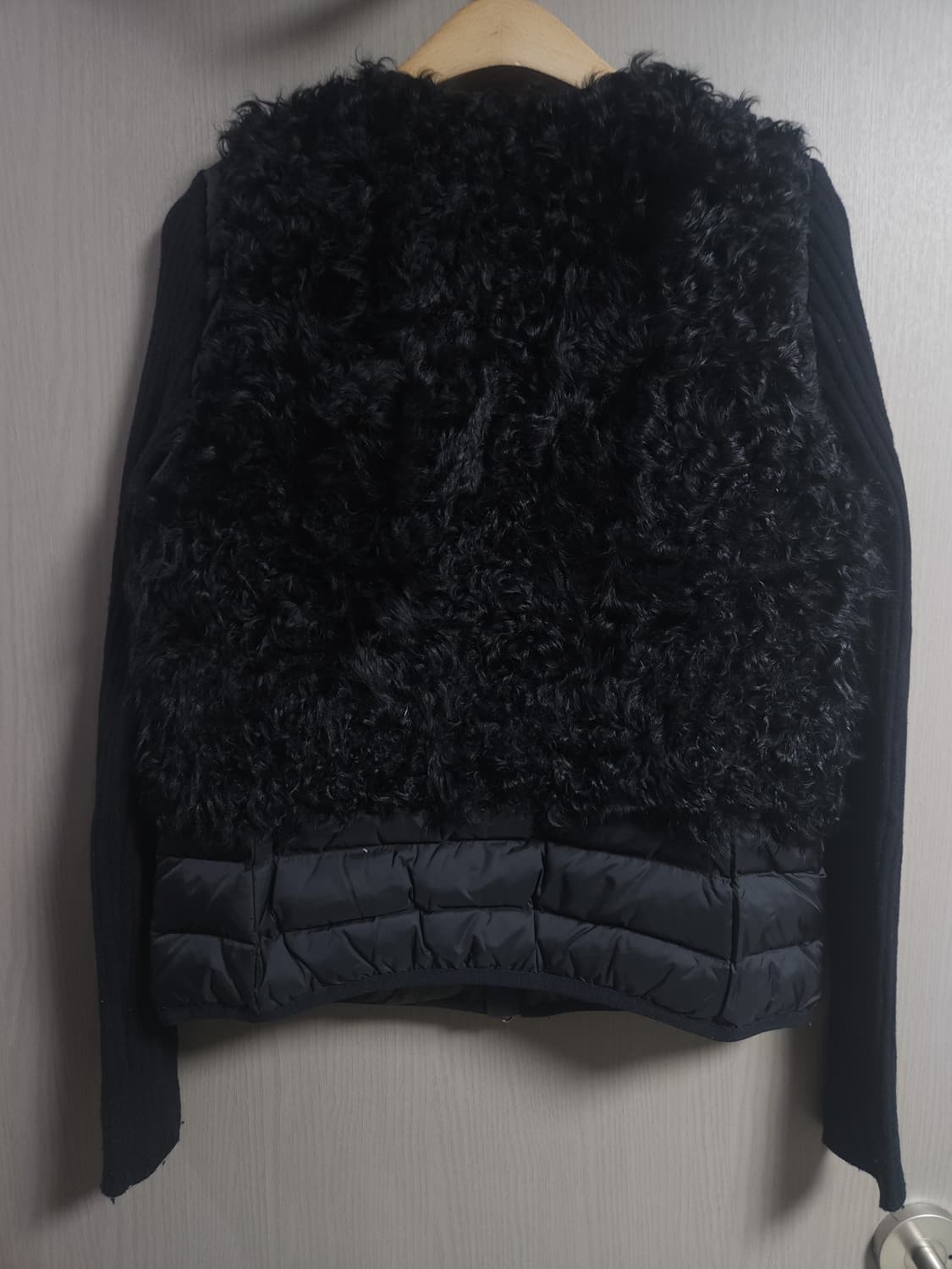 코오롱 구스 경량패딩 니트가디건, M 상품이미지4