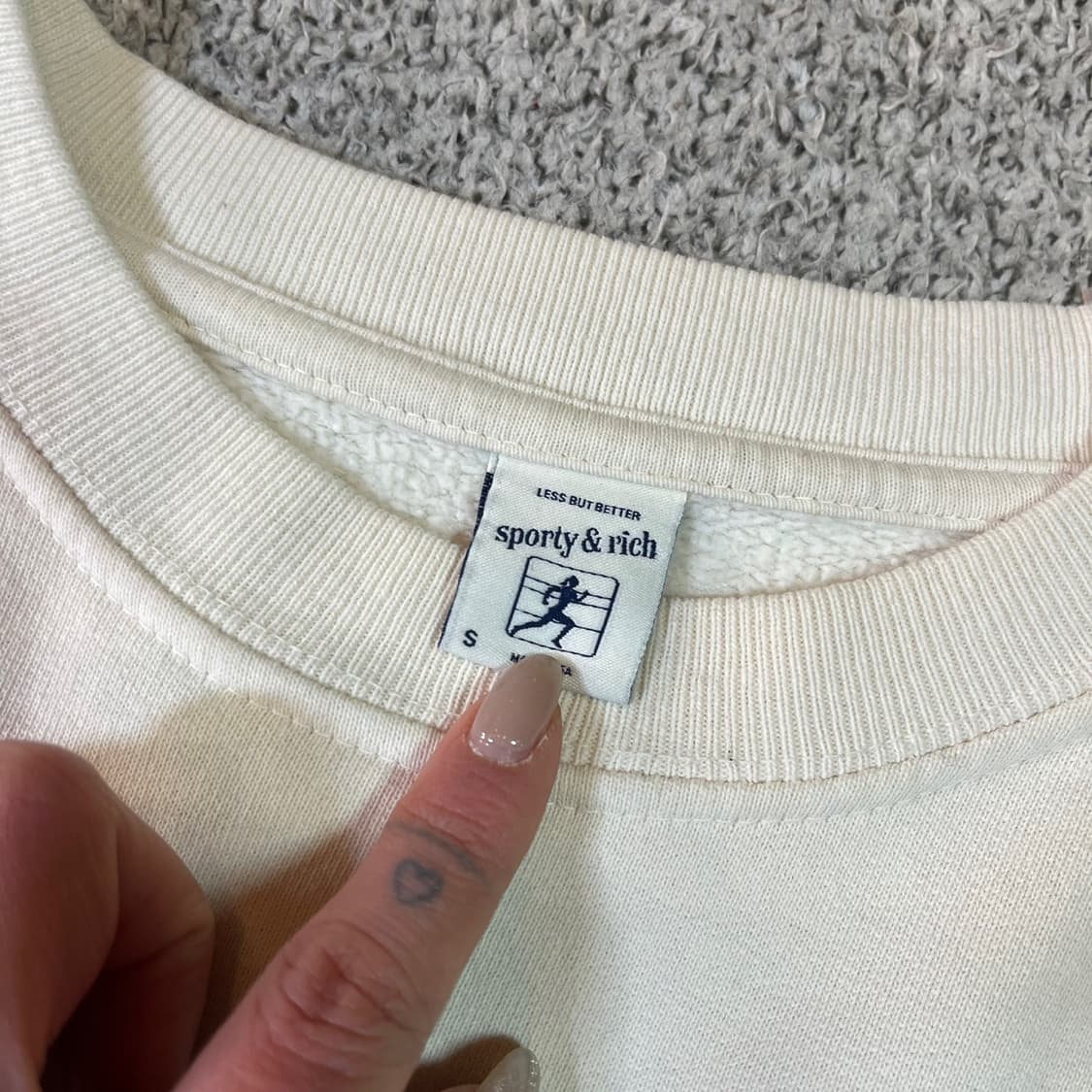 스포티 & 리치 맨투맨 상품이미지3