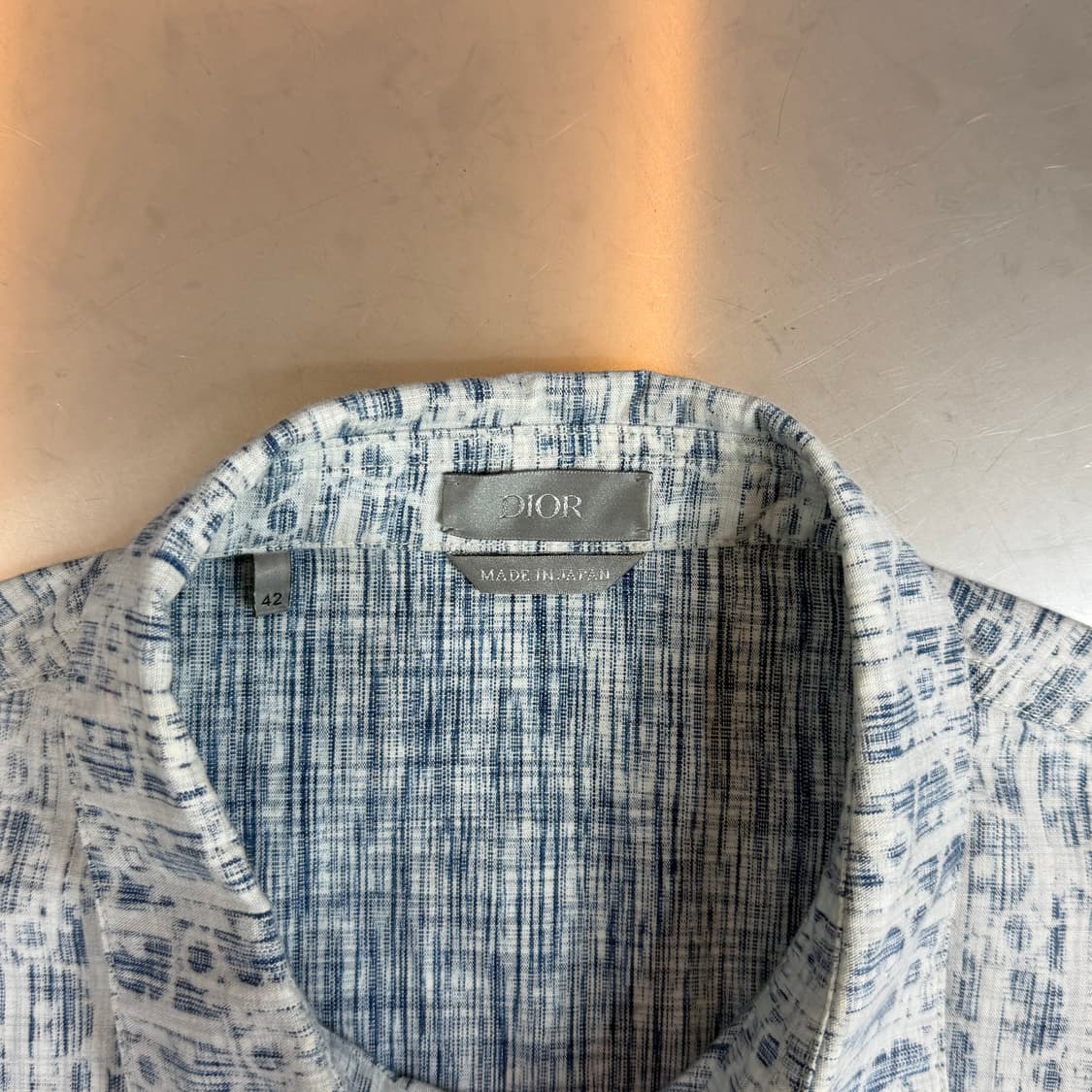 [리오브] 디올 오블리크 카스리 데님 셔츠 상품이미지4