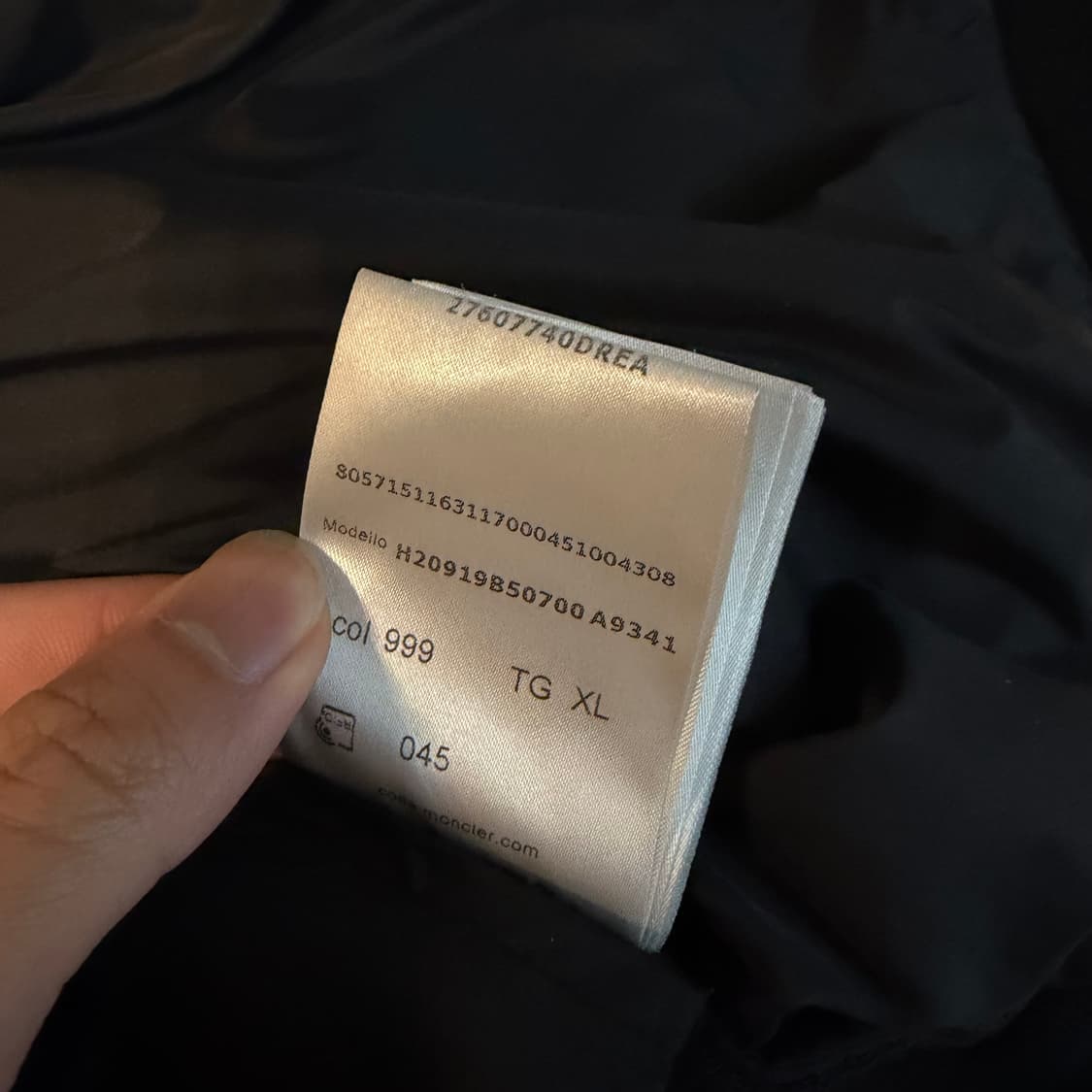 {신형/XL} 몽클레어 김현우 니트 울 패딩 블랙 상품이미지9