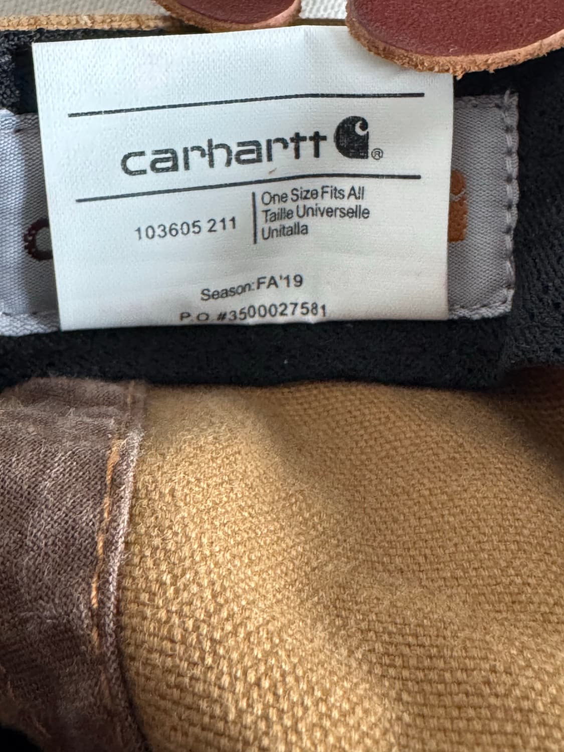 칼하트 오데사 그래픽 자수 로고 볼캡 상품이미지9