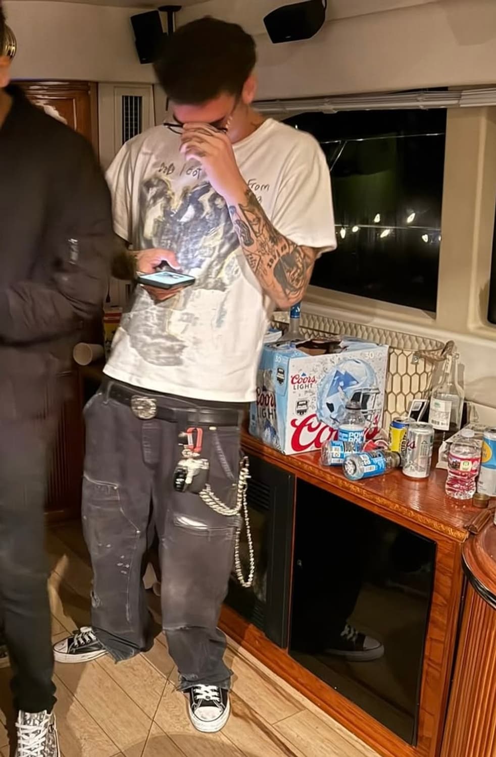 빈티지 칼하트 더블니 다크브라운 워크팬츠 B136DKB 상품이미지2