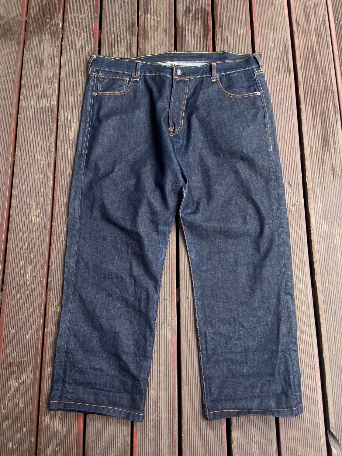 42) Evisu Regular Fit Selvedge Jeans 상품이미지3