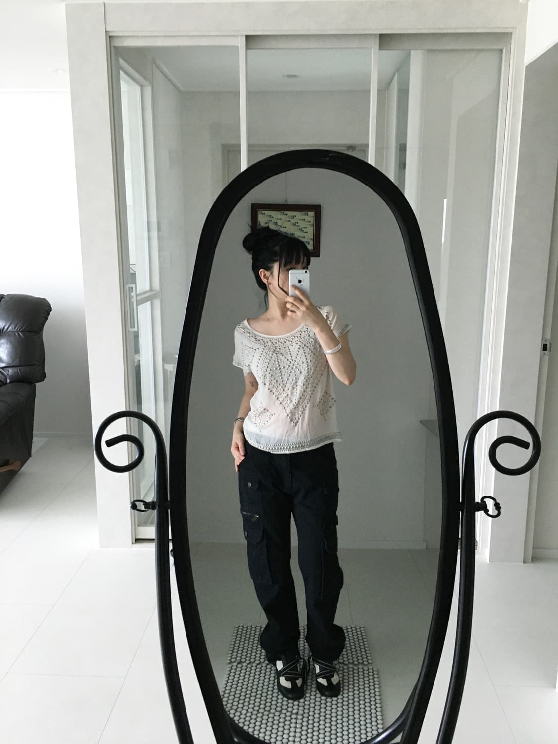 stud sheer top 상품이미지3
