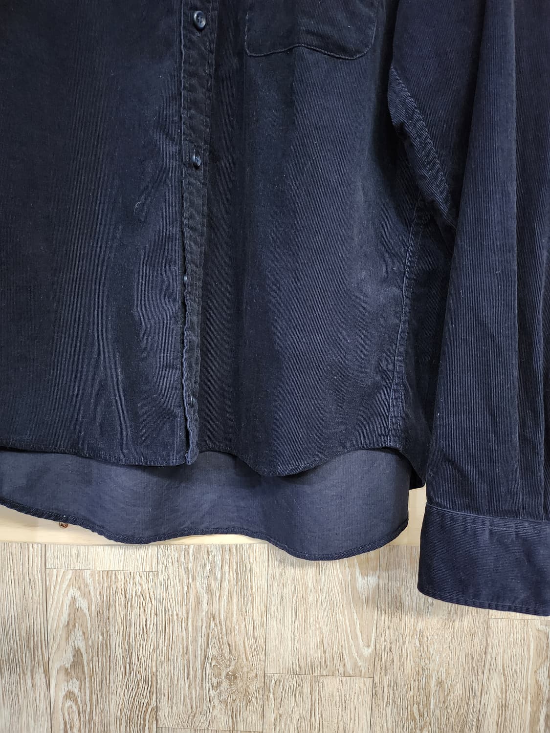 511) 유니클로 코듀로이 똑딱이 셔츠 상품이미지4