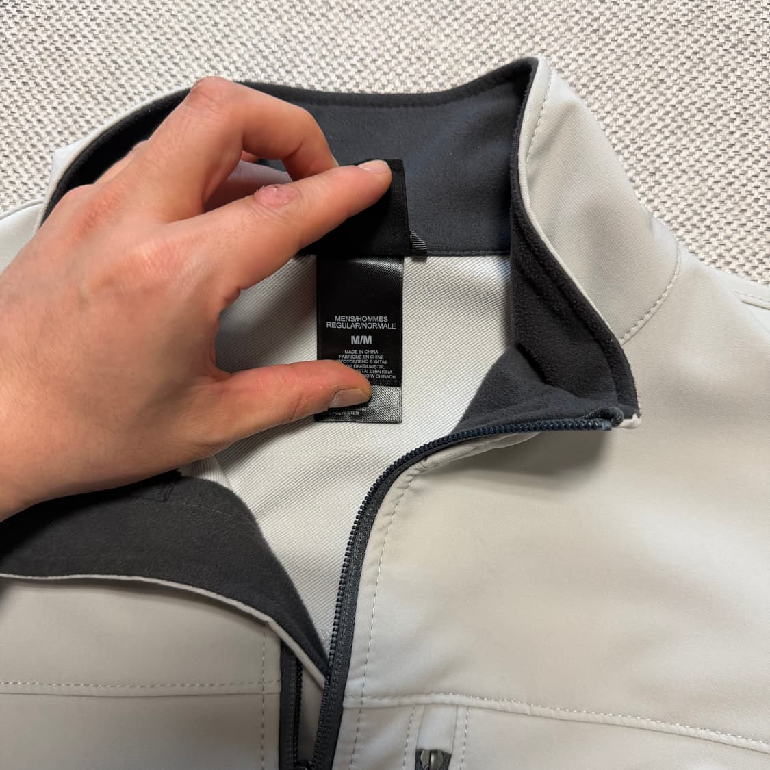 노스페이스 배색 소프트쉘 자켓 상품이미지3