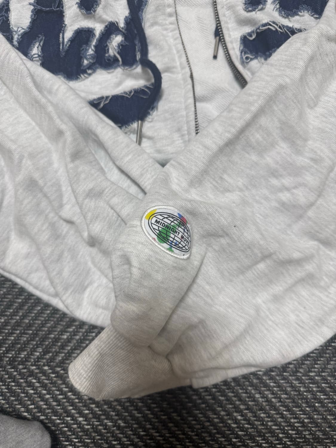 미드나잇무브 데미지 후드집업 상품이미지2