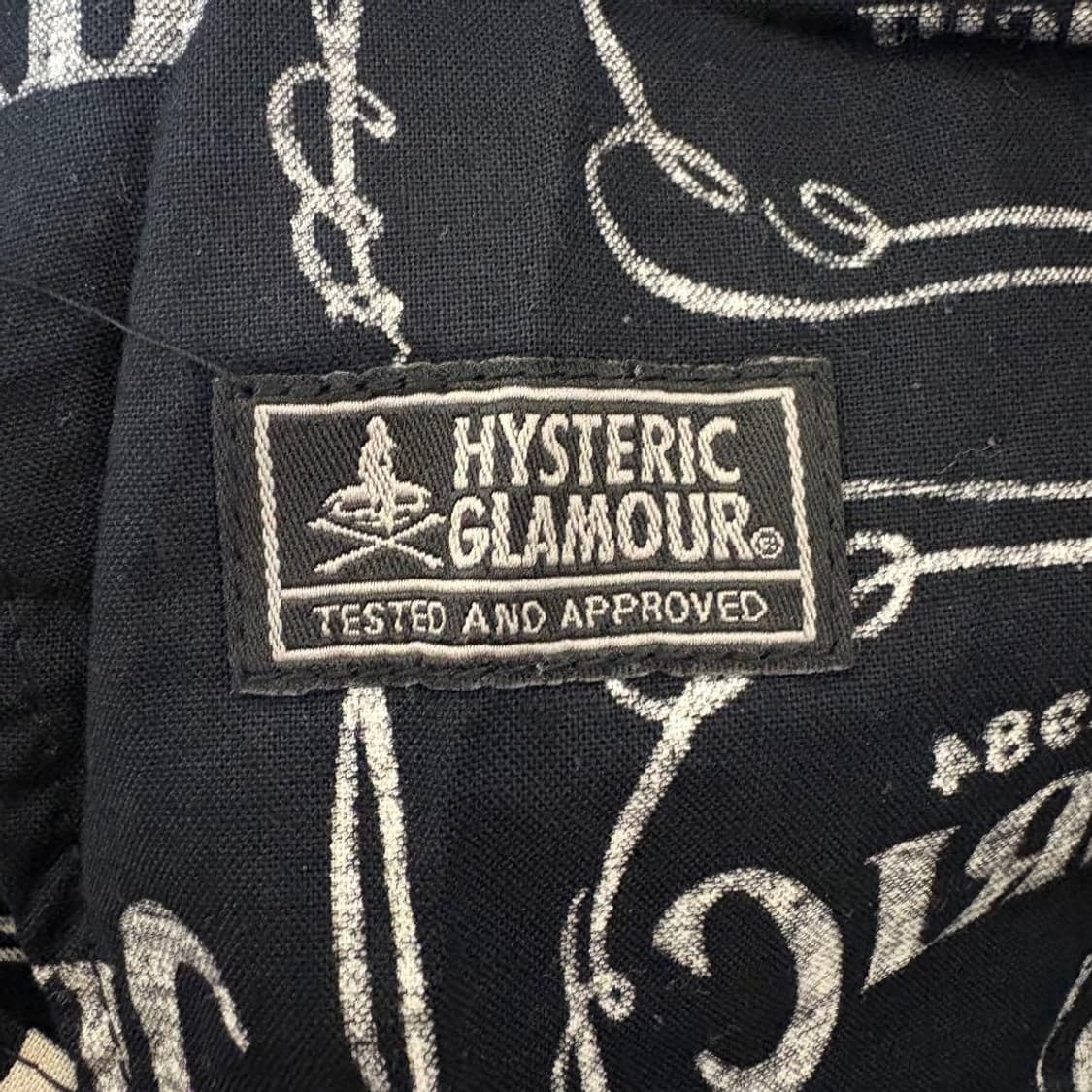 히스테릭 글래머 위스키 라벨 로고 팬츠 상품이미지6