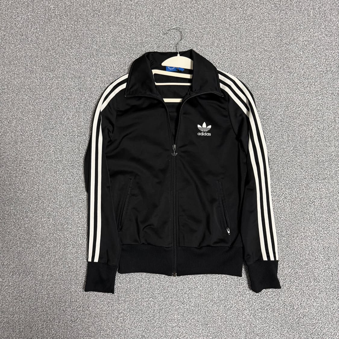 아디다스 파이어버드 백로고 져지 95 블랙 화이트 상품이미지1