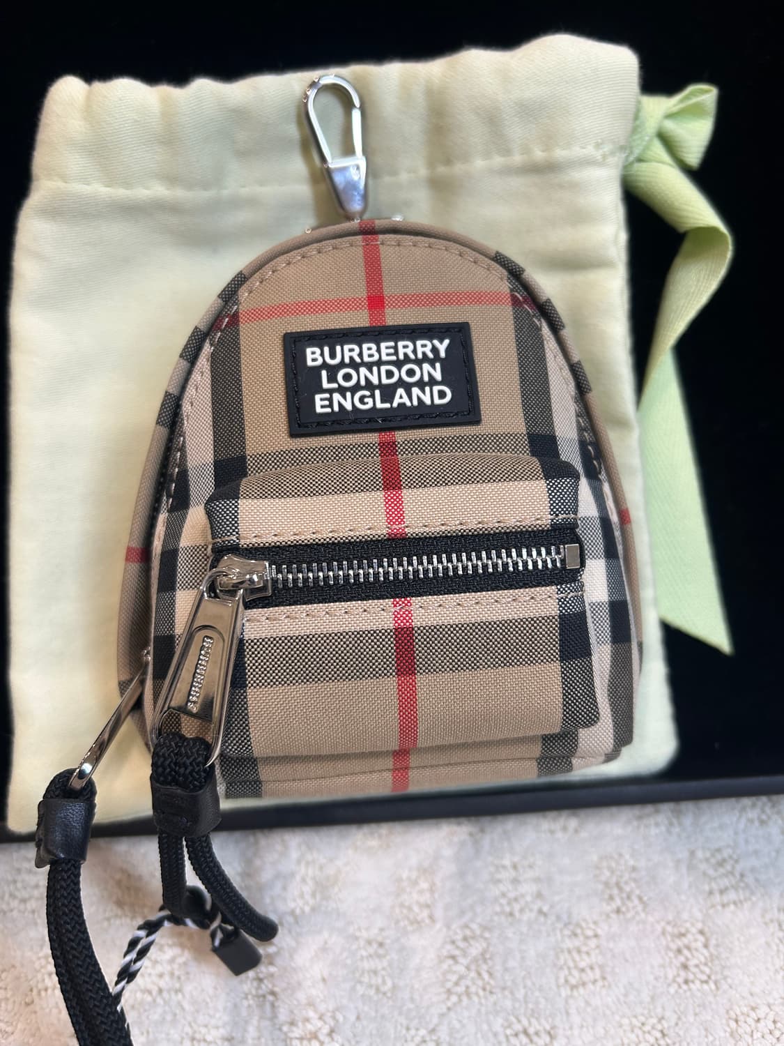 [정품/중고] 버버리 미니 백팩 키링 / 백참 상품이미지1