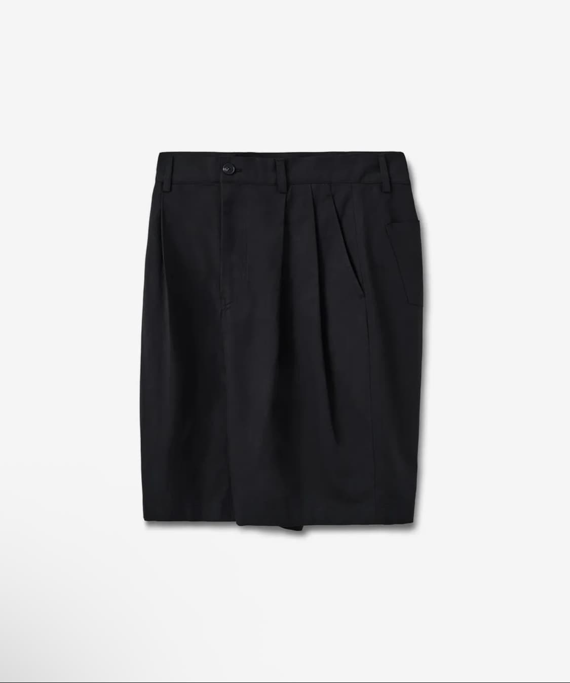 아노블리어 텐셀 치노 쇼츠 반바지 블랙 L 상품이미지2