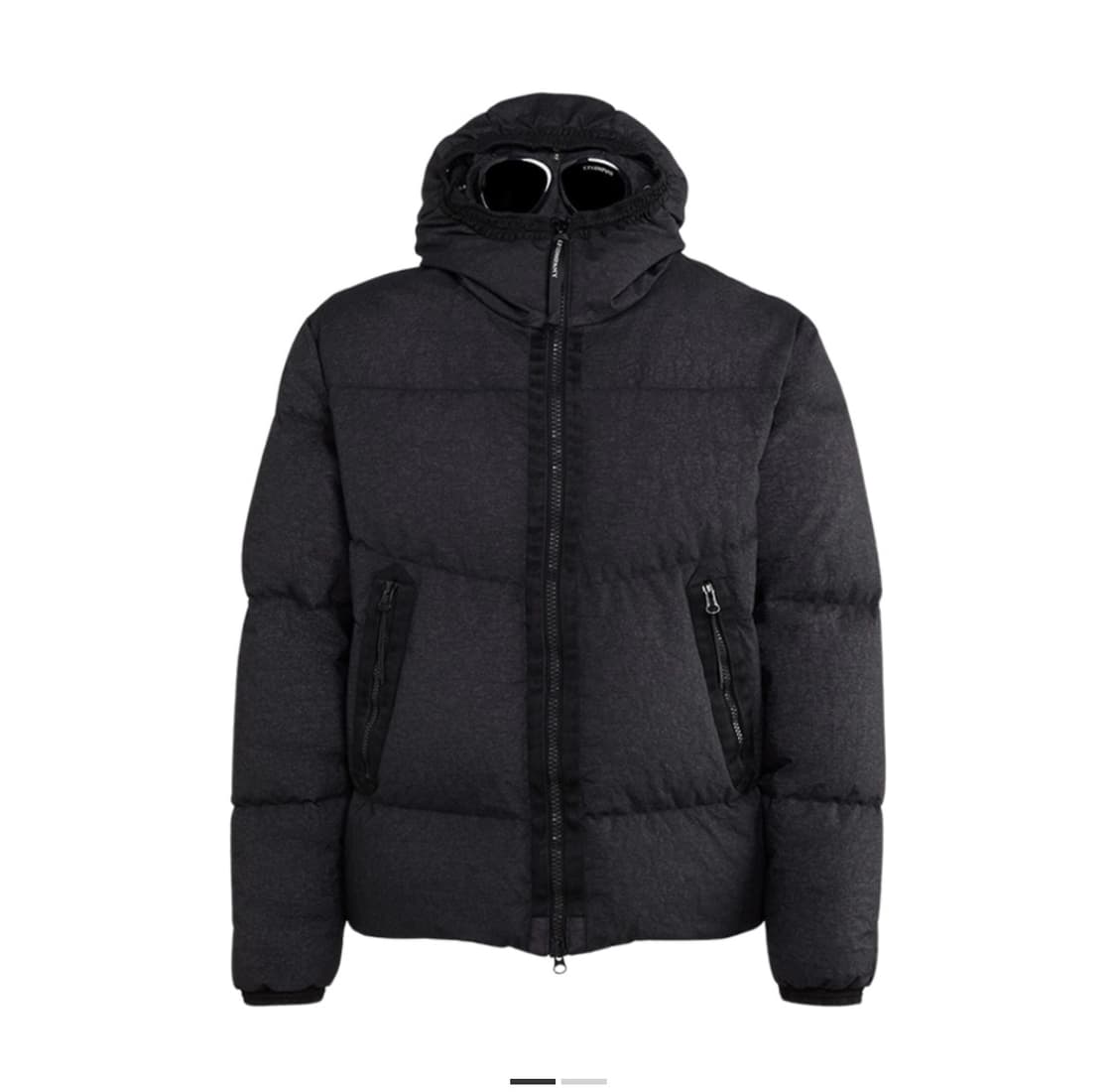 [50] CP컴퍼니 코 테드 고글 다운 자켓 블랙 패딩 상품이미지1