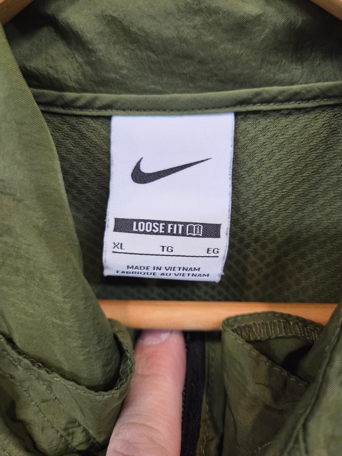 나이키 nsw 빅스우시 카모 메쉬 크래쉬 우븐자켓 xl 상품이미지4