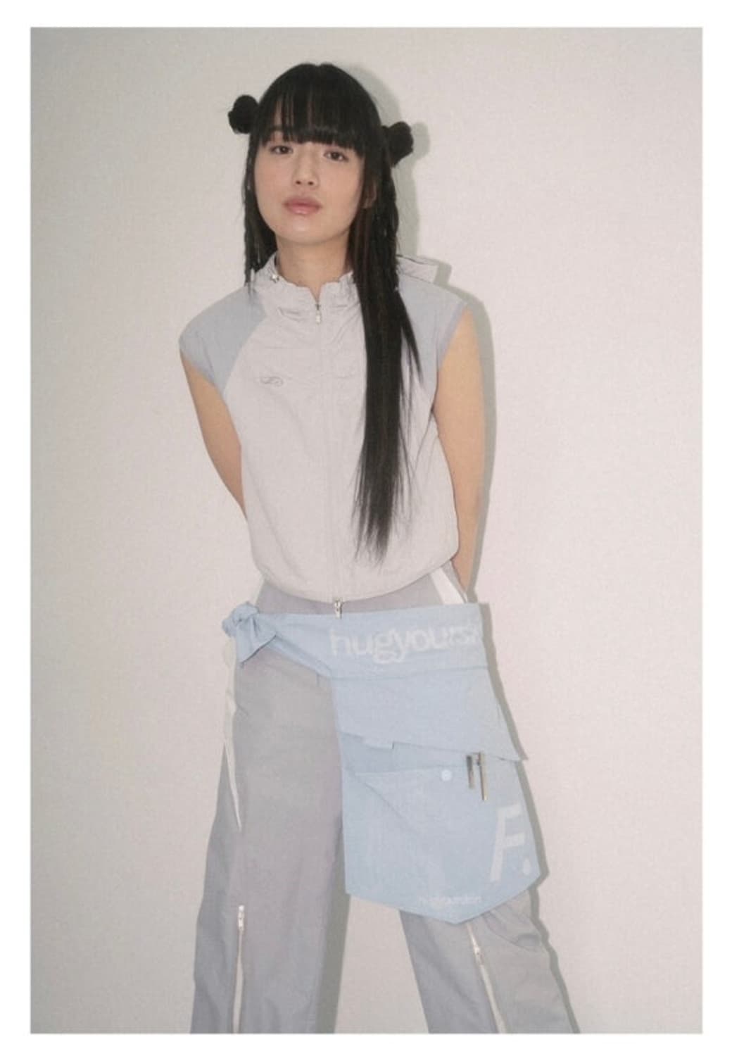 허그유어스킨 윈드셀 볼레로 그레이 상품이미지2