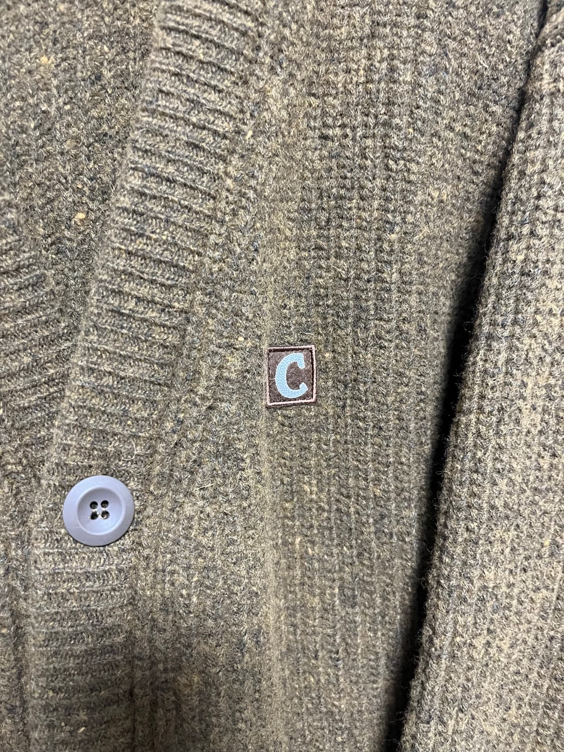 커버낫 COVERNAT  브라운 울 가디건 XL 상품이미지2