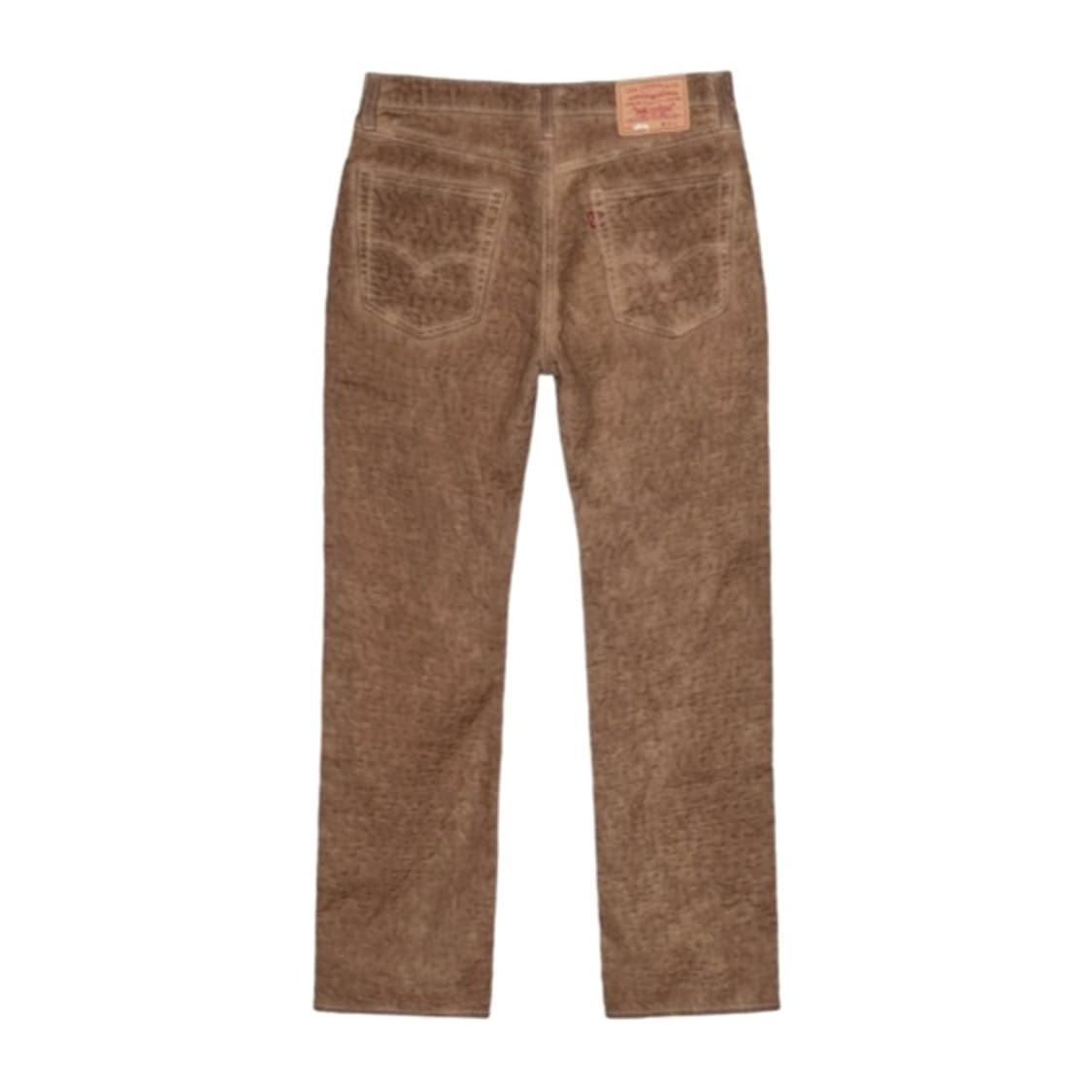 리바이스X스투시 자카드 진 판매합니다. [브라운/34] 상품이미지2