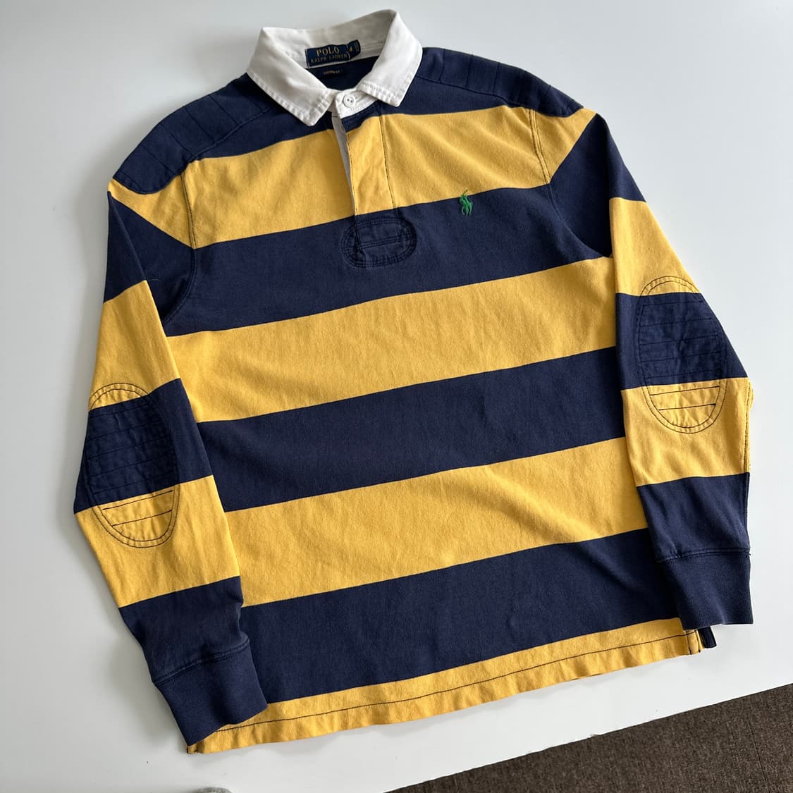 Polo 폴로 랄프로렌 꿀벌 배색 아이코닉 럭비티 상품이미지1