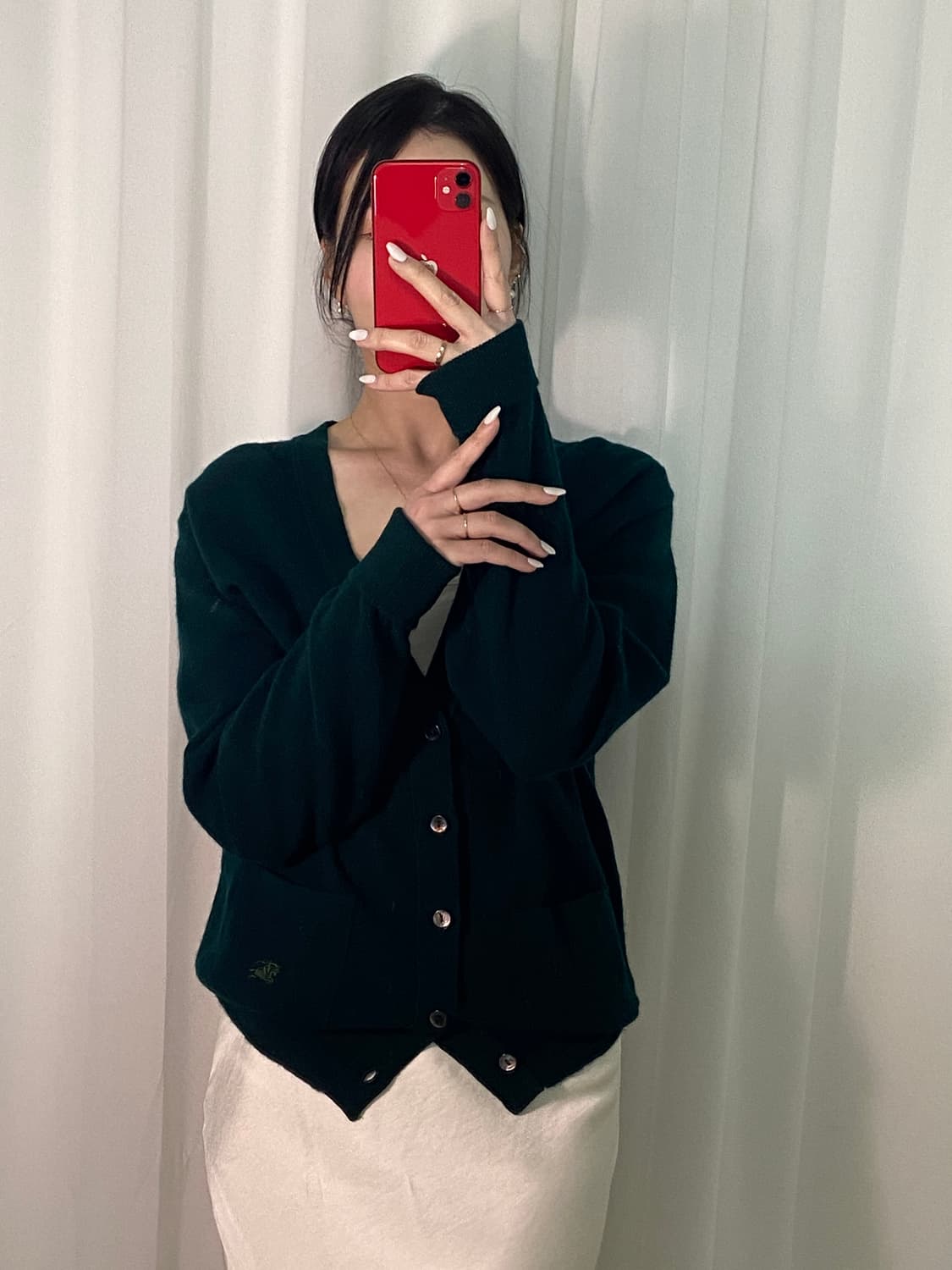 버버리 기마로고 가디건 상품이미지2