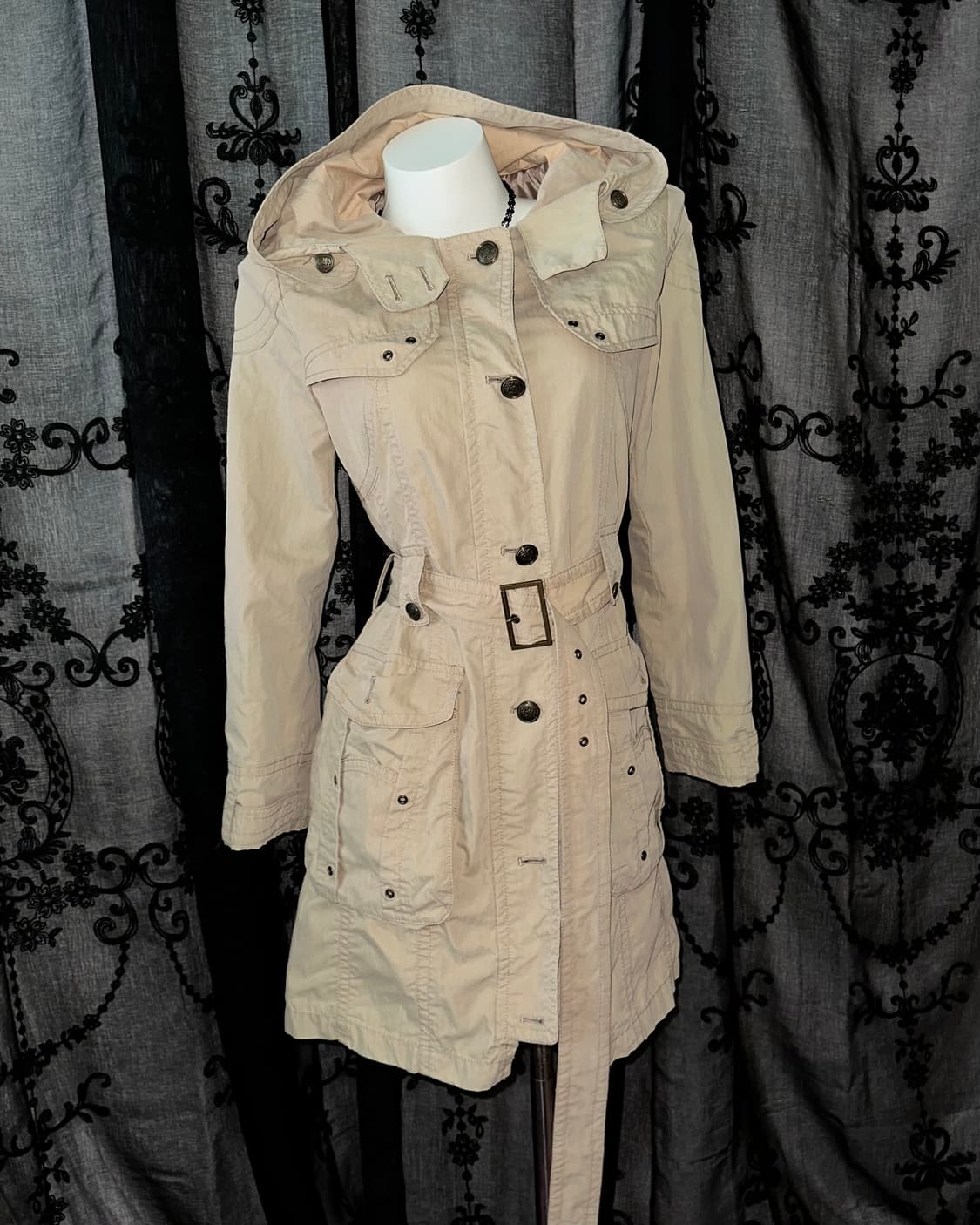 light brown trench coat 상품이미지1