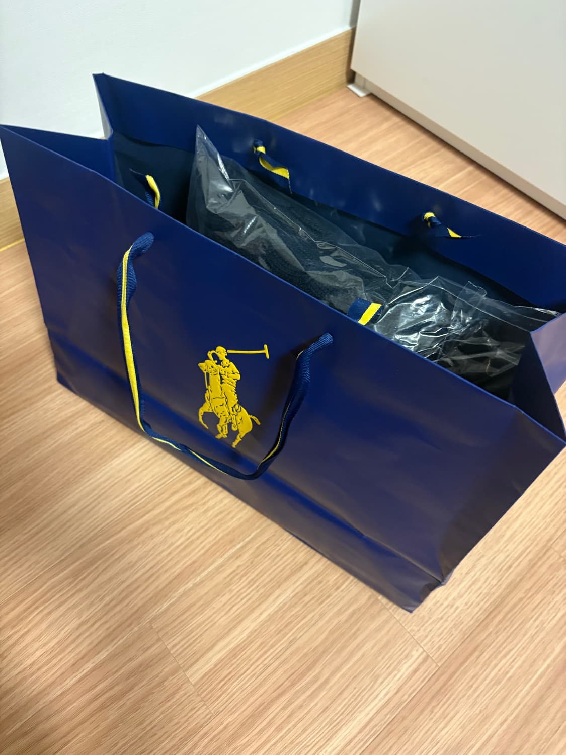 폴로 랄프 로렌 꽈배기 니트 네이비 S 상품이미지3