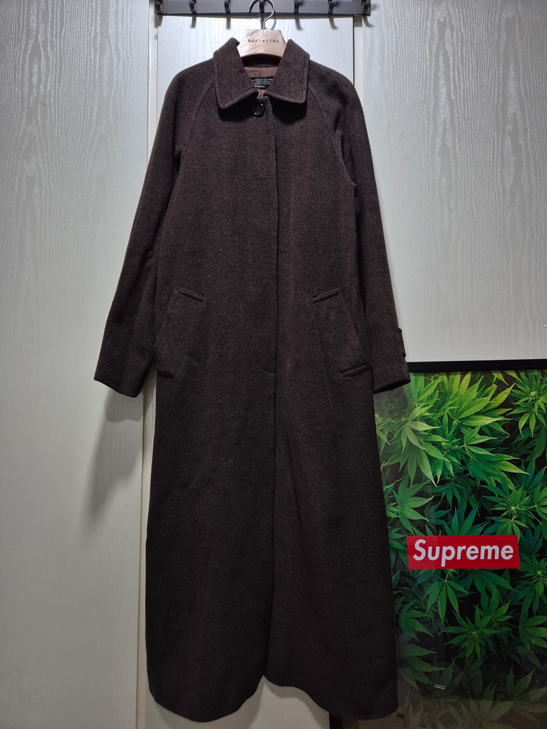 JPN 빈티지 브라운 롱 맥시코트 상품이미지1