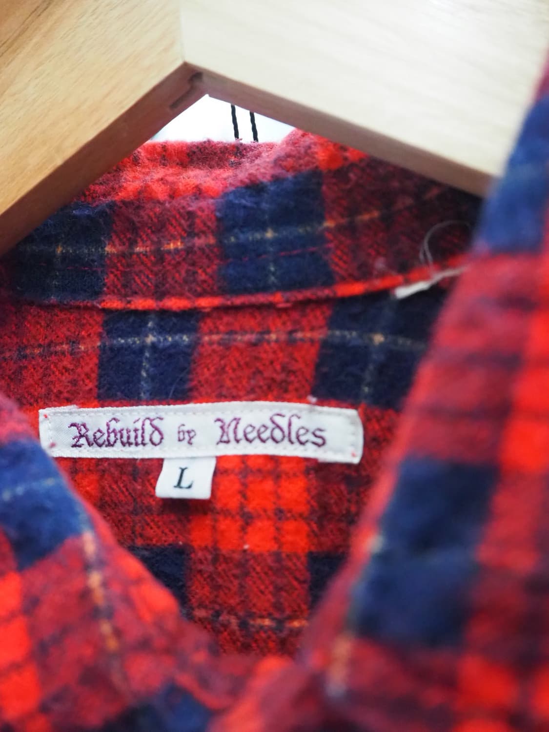 Rebuildbyneedles flannel shirt 상품이미지3