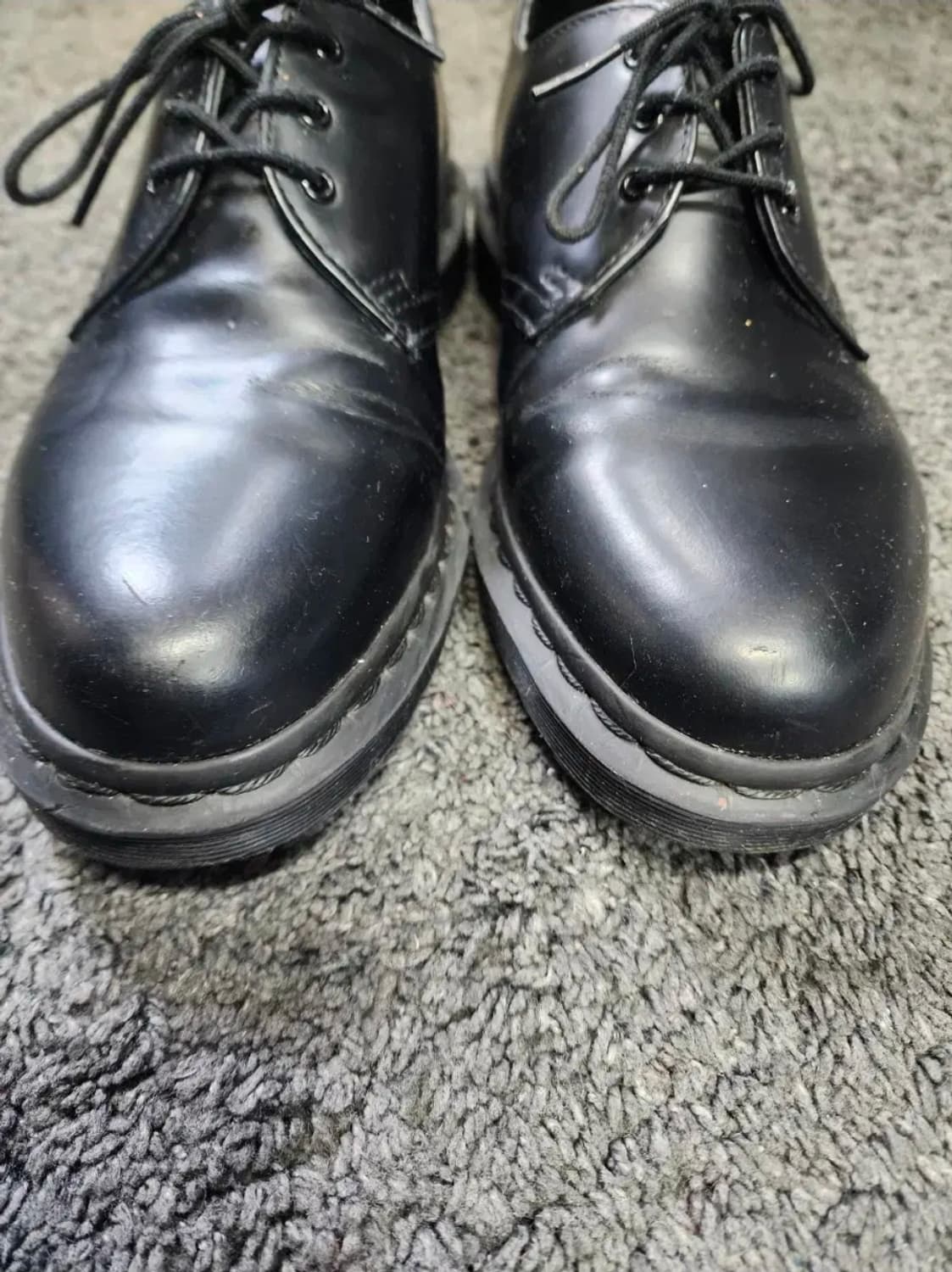 닥터마틴 모노 블랙 더비슈즈 UK7 사이즈 상품이미지5