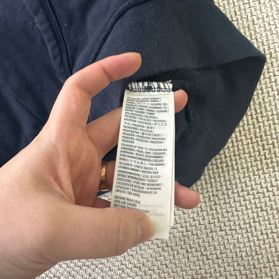 S 홀리스터 네이비 후드티 0413D 상품이미지3