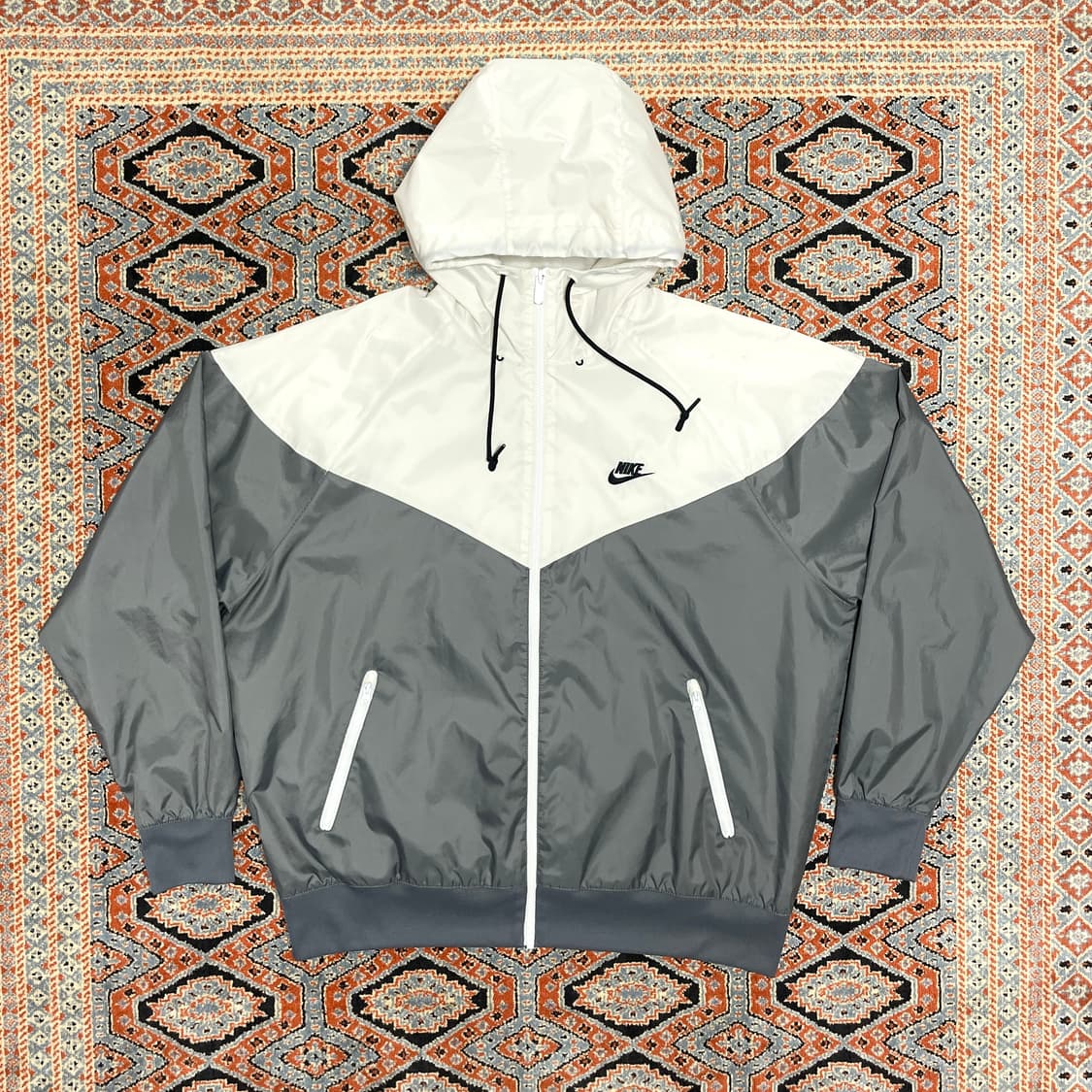 나이키 스몰로고 카키 바람막이 점퍼 남성XXL 상품이미지1