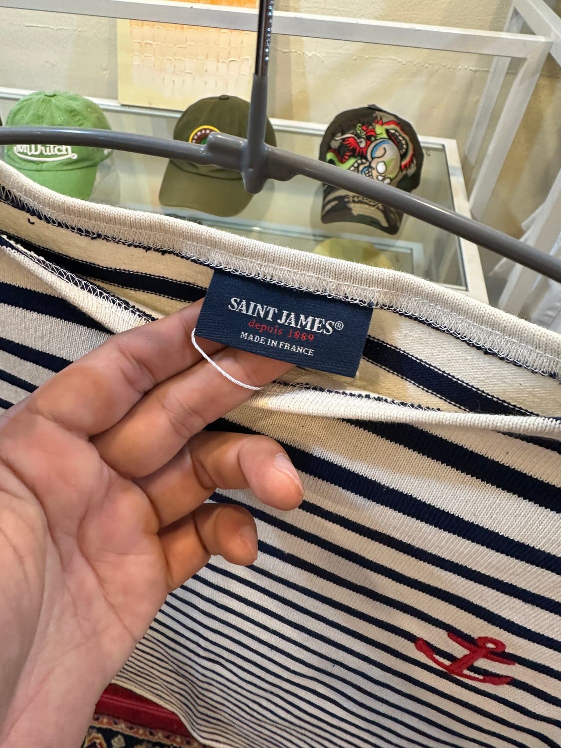 세인트제임스 길도 숏 브로 반팔 스트라이프 티셔츠 S 상품이미지4