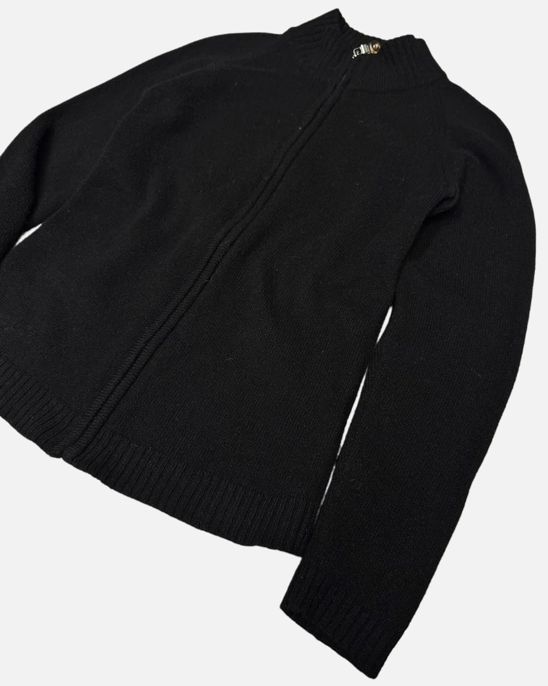 black wool raglan zip-up 상품이미지3