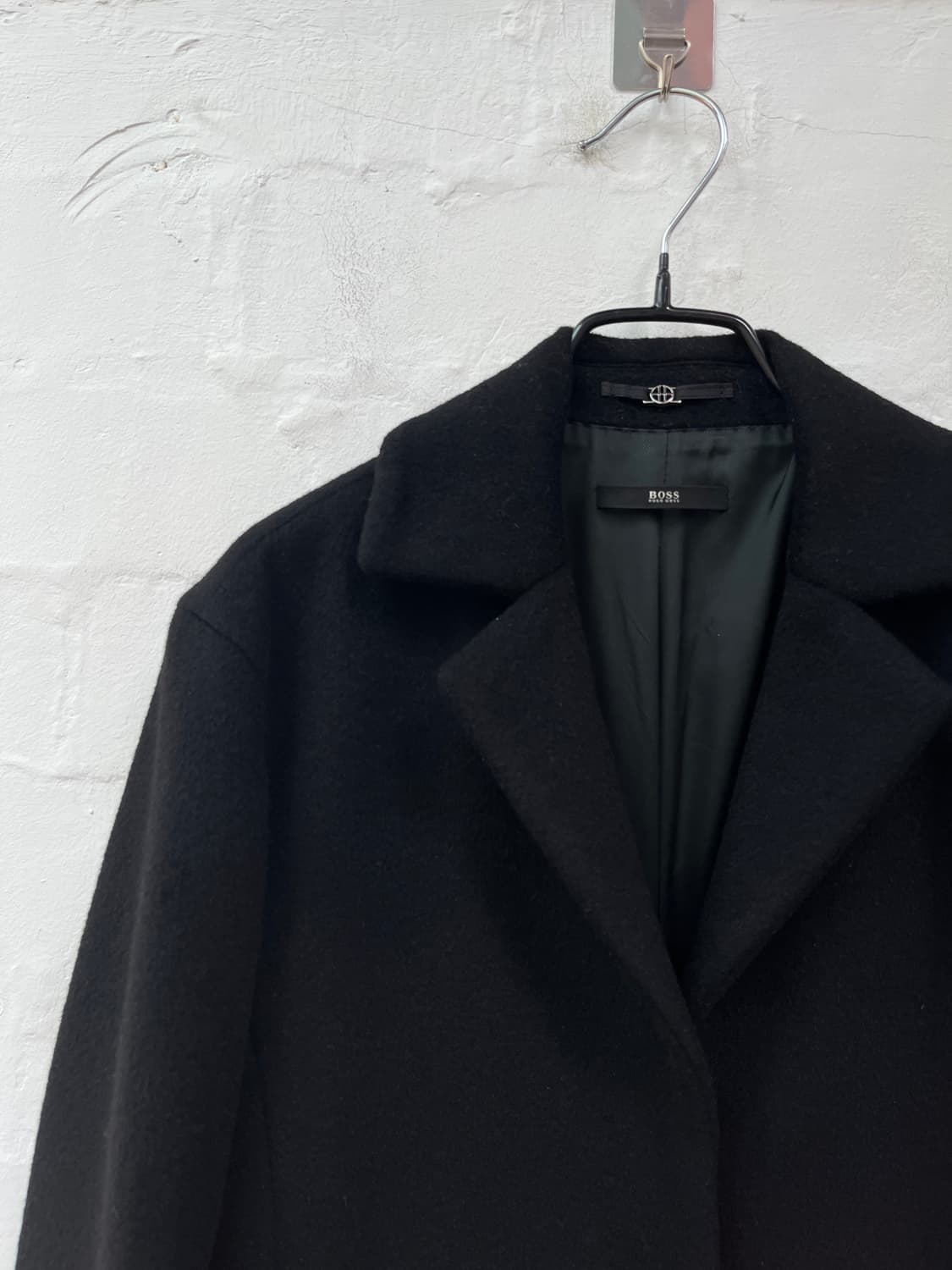 Hugo Boss 울 싱글 코트 블랙 우먼 XS 상품이미지2
